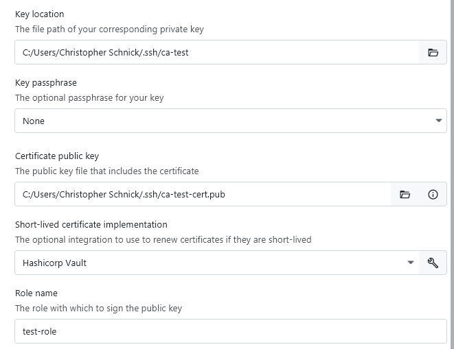Certificates