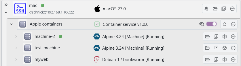 Container Machines