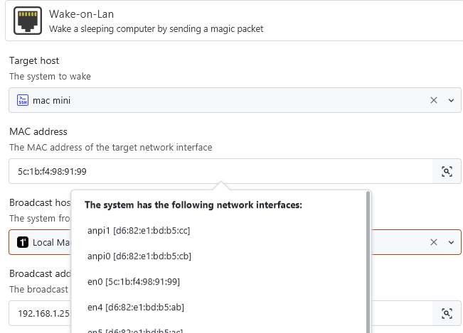 WOL config